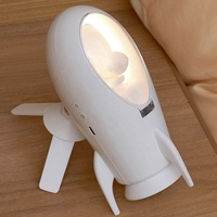 Lampes de table créatives Lampes de lecture Lampe de table intelligente rechargeable Étudiant avec haut-parleur pour chambre à coucher