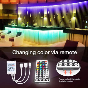 Multi-color RGB <b>light</b>-emitting diode <b>strip</b> <b>light</b> belt intelligent application control 44-key remote copper flexible belt - Product Image 3