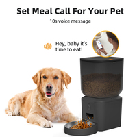 Distributeurs automatiques de nourriture pour animaux de compagnie intelligents OEM avec caméra et commande vocale, distributeurs de nourriture pour chats et chiens, contrôle par application Tuya, distributeur automatique de nourriture pour animaux de compagnie avec minuterie Wi-Fi