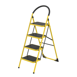 <span class=keywords><strong>Escalera</strong></span> Doméstica de 4 Peldaños de <span class=keywords><strong>Venta</strong></span> Directa de Fábrica, <span class=keywords><strong>Escalera</strong></span> Plegable de Acero para Uso <span class=keywords><strong>en</strong></span> Interiores con Tapete Antideslizante - Product Image 3