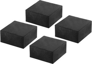 Cao su chống rung <span class=keywords><strong>Pads</strong></span>, 4 cái vuông rung cô lập THẢM 2 "x 2" x 1 "cho - Product Image 2