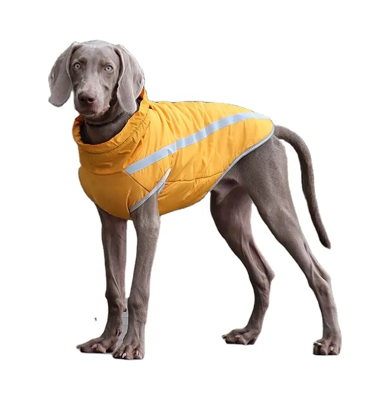 2023 Factory High Quality Big Large Winter Pet Dog Clothes Super Warm Jacket Four Colors