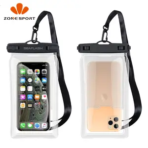 Factory Wholesale High Quality Transparent Waterproof Phone Pouch TPU Waterproof Bag For Mobile Phone