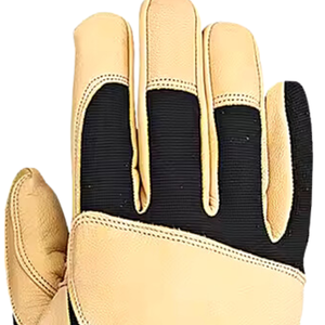Guantes de mecánico de cuero de calidad superior de tamaño oficial de fabricación profesional para venta en línea - Product Image 2
