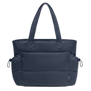 Hot Selling Fashion Women Ladies Puffy Work <b>Bags</b> Lightweight Nylon Quilted Puffer Tote <b>Bag</b> <b>Handbags</b> for <b>Travel</b> Teacher Nurse - Product Image 1