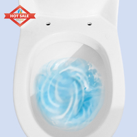 WC monobloc doré, cuvette de toilettes anti-roulement pour salle de bain d'hôtel quatre étoiles