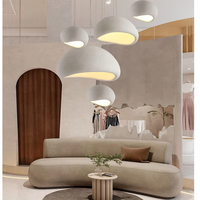 Suspension Créative en Résine Wabi-Sabi, Lampes Élégantes et Minimalistes pour Cuisine & Restaurant, Commande par Interrupteur, Forme Longue