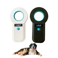 Lecteur de micro-puces RFID portable 134,2 kHz FDX-B ISO11784/85 avec écran OLED, scanner de balises EMID pour animaux/chiens, en ABS, pour identification de chats et chiens