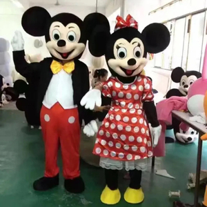 Minnie Chuột Linh Vật Trang phục cho quảng cáo kích thước lớn bông <span class=keywords><strong>Mickey</strong></span> <span class=keywords><strong>Mouse</strong></span> vải Linh Vật Trang phục cho bán - Product Image 1