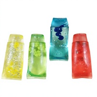 Dentifrice pour jeunes en TPR, translucide, effet aurore, à la maltose, à récupération lente, compressible, créatif, 12 cm, moulable, MYT-YG