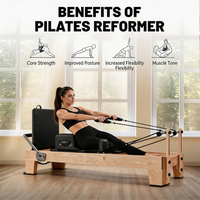Kit de ressorts allemands avancés pour Reformer Pilates en bois, vente en gros pour usage professionnel en studio, pour la reconstruction posturale