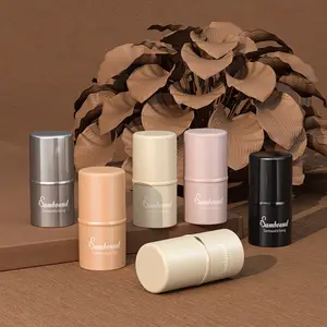 新和塑料ABS定制彩色化妆品包装空粉底贴管荧光笔3.5g