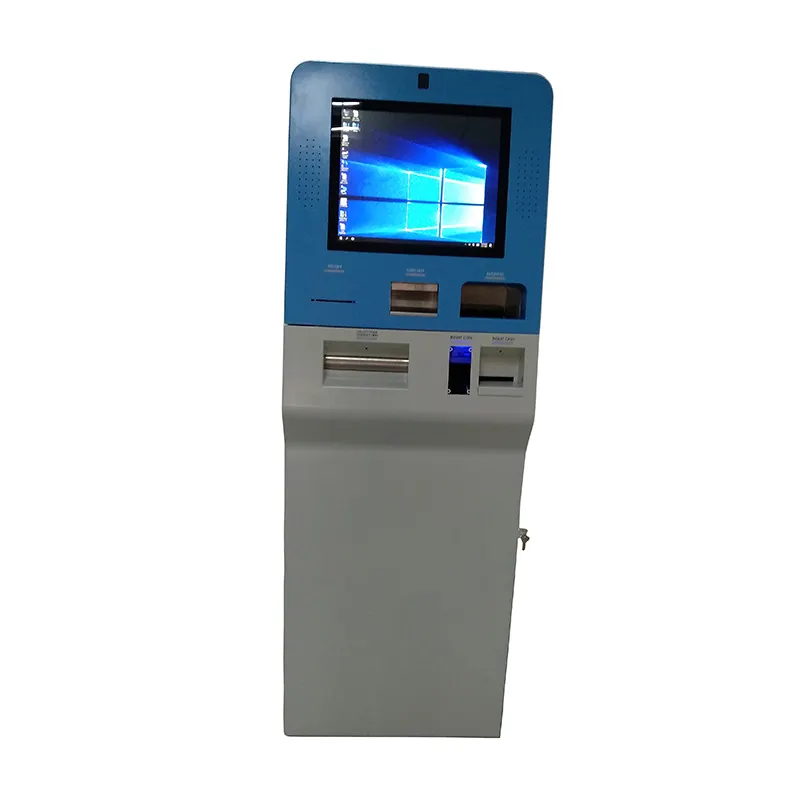 Windows PC QR Code Scanner Self Service Bargeldloser Zahlungs kiosk für das Public Place Airport Hospital