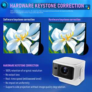 Salange Nuevo HY350 Max Smart GTV Proyector Portátil Android Wifi Juego Proyector HY300 Pro <span class=keywords><strong>Mini</strong></span> 4K 1080P Proyectores de vídeo - Product Image 6