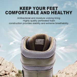 Hanagal OBM ODM, fabrication sur mesure en gros <span class=keywords><strong>de</strong></span> chaussures <span class=keywords><strong>de</strong></span> chasse imperméables à laçage rapide, bottes <span class=keywords><strong>de</strong></span> <span class=keywords><strong>randonnée</strong></span> - Product Image 6