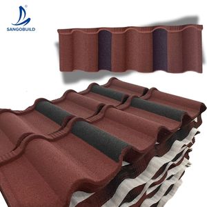 Tegole Metalliche Rivestite in Pietra per Hotel Moderni, Resistenti al Calore, Prodotte a Macchina, Durevoli e di Lunga Durata per Templi, Scuole e Archi Alti - Product Image 5