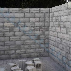 Cetakan plastik interlock dinding blok berongga beton dekoratif Manual - Product Image 5