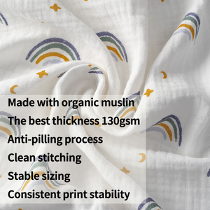 Sábana Ajustable de Muselina para Cuna, Ecológica, Suave, Transpirable, Antibolitas, Colorida, Personalizada - Product Image 2