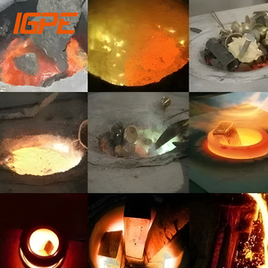 เตาหลอมเหนี่ยวนำไฟฟ้า IGPE 10กก.-100กก. สำหรับหลอมเหล็ก ทองแดง อลูมิเนียม ควบคุมอุณหภูมิแม่นยำ 380V รับประกัน 1 ปี - Product Image 3