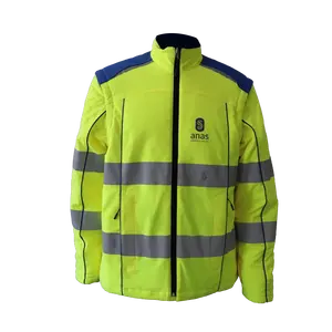 High Vis Jacket Reflective Safety Vest Construction Apparel Safety Clothing High Visibility Vest Safety Apparel