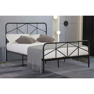 Evergreen Design Double Queen Metal Bed Frame Cabecero curvo Estilo moderno Sueño cómodo para dormitorios Hoteles PADDINGTON - Product Image 5
