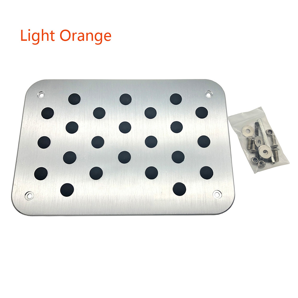 Автомобильная Нескользящая педаль для TRD, коврик для автомобиля, грузовика, коврик для пятки, подставка для ног, подножка для ног, подножка для ног, аксессуары camry 2019