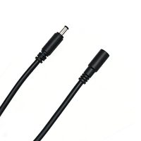Câble d'extension d'alimentation CC Hongjixin 5,5 mm x 2,5 mm DC5525 12V 3M RoHS/Reach pour caméras de surveillance CCTV et bandes LED