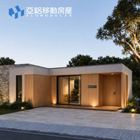 Villa préfabriquée moderne en aluminium, maisons de vacances entièrement meublées, clé en main, plan de sol personnalisé