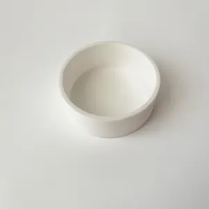 2200C High Temperature High Polished YSZ White ZrO2 Pot Zirconia Gold Melting Ceramic Crucible