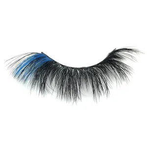 2022 Hot Trend Glitter En Kleurrijke Wimpers Faux Mink Wimpers Qingdao Andere Wimpers