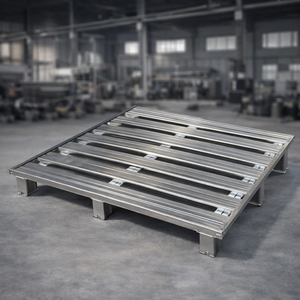 พาเลทเหล็กแบบกำหนดเองสำหรับงานหนัก สำหรับจัดเก็บในคลังสินค้าและใช้กับรถยก - Product Image 3