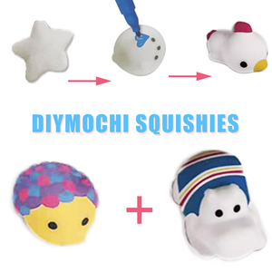 ของเล่นบีบโมจิ DIY สควิชชี่ คอลเลคชั่นนุ่มนิ่ม บรรเทาความเครียด ของเล่นสัตว์ขนาดเล็ก บีบแล้วคืนตัวช้า - Product Image 2