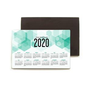 Company Promotion Magnetic Stickers Realtors Custom Logo Printing Paper Refrigerator Magnet Calendar