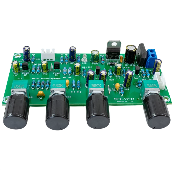 MLK HiFi Ultra Wide Dynamic Class a Preamplifier Tone Board Discrete Transistor Preamp DIY Audio Upgrade