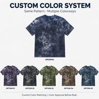 T-shirt Tie Dye Nuage 100% Coton Streetwear – Fabricant de Vêtements en Gros OEM ODM pour Commandes de Marques en Gros