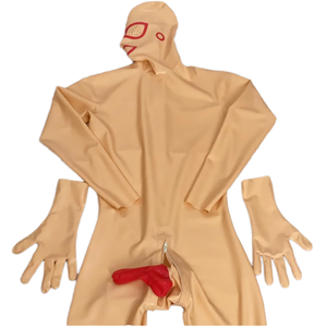 Combinaison en <span class=keywords><strong>latex</strong></span> de caoutchouc sexy pour <span class=keywords><strong>homme</strong></span>, combinaison Zentai pour une allure accrue - Product Image 4