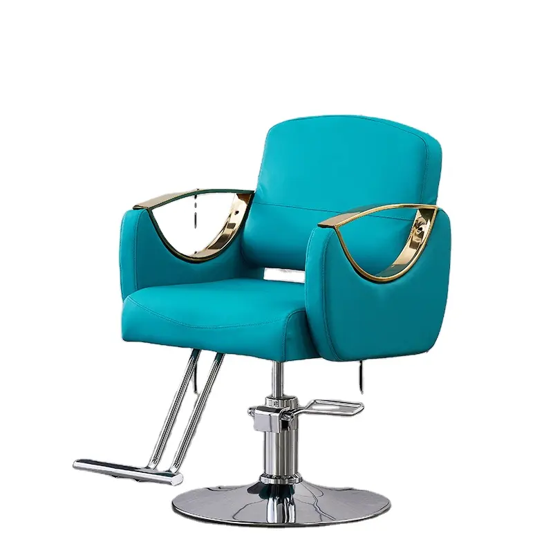 Friseursalon Stuhl auf und ab rotierende hydraulische Friseurs tuhl Salon möbel