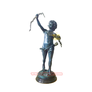 Estatua de hombre <span class=keywords><strong>desnudo</strong></span> de bronce para exteriores, sala de estar interior, jardín, diseño de paisaje, decoración hecha a mano, artes de Metal, artesanías de Metal - Product Image 4