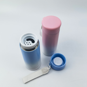 زجاجة ماء معزولة صغيرة وجميلة سعة 350 مل من الفولاذ المقاوم للصدأ، ترمس بجدار مزدوج، قارورة مفرغة الهواء، كوب حراري - Product Image 3