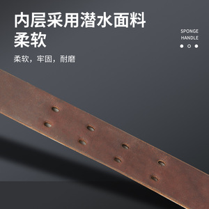 ปลอกคอสุนัขหนังแท้พร้อมหูจับฟองน้ำ ปรับได้สำหรับฝึกและควบคุม - Product Image 2
