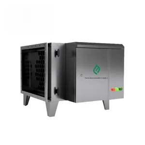 FENDU 95% Fume Removal Rate Commercial Kitchen Fume Esp With Uv Photolysis Electrostatic Precipitator