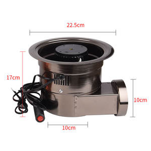 พัดลมระบายอากาศบาร์บีคิวหลากสีแบบเกาหลีไม่มีเสียง - Product Image 6