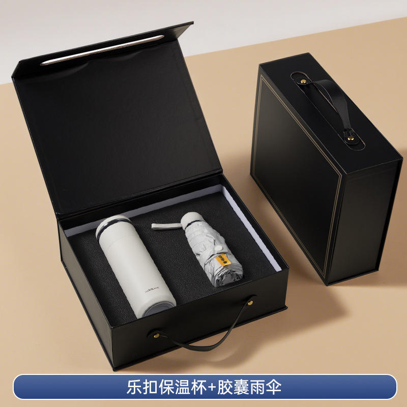 [Ensemble deux pièces blanc] Tasse thermos Lock &amp; Lock et parapluie populaire