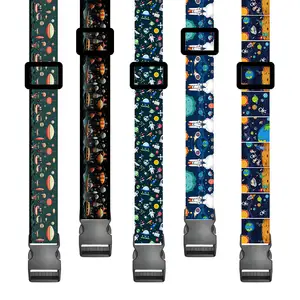 Amazon hot sell cheap 5CM luggage belt 13 colors stock top quality promotional webbing polyester PP luggage strap