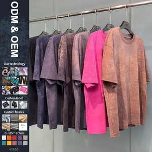 T-Shirt da Uomo Personalizzata con Stampa Tie-Dye 3D, Cotone Lavato, Manica Lunga, Peso 270g, Serigrafia - Product Image 2