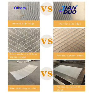 Paneles de Techo Ligeros Negros y Dorados, Revestimiento en Polvo, Malla Metálica Expandida de Aluminio Negro para Gimnasio - Product Image 5