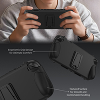 Coque en TPU avec couvercle avant en ABS pour Switch 2 Console Coque de protection antichoc transparente anti-rayures Accessoire de jeu à ajustement précis