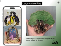 Pins de Esmalte Personalizados de Anime y Dibujos Animados de Sailor Moon, Bañados en Oro, Pintados y Personalizables, Grandes