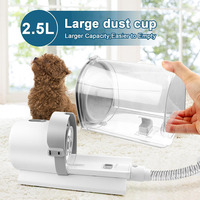 Multifunktionales Elektrisches ABS Tragbares Tierpflege-Set Bürsten Staubsauger All-in-One Professioneller Hunde- und Katzen-Haarschneider