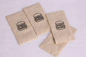 بيع بالجملة 2 رقائق عالية الجودة فندق مناديل ورقية مناديل مخصصة من ألياف الخيزران نمط مطبوع في حقيبة - Product Image 5